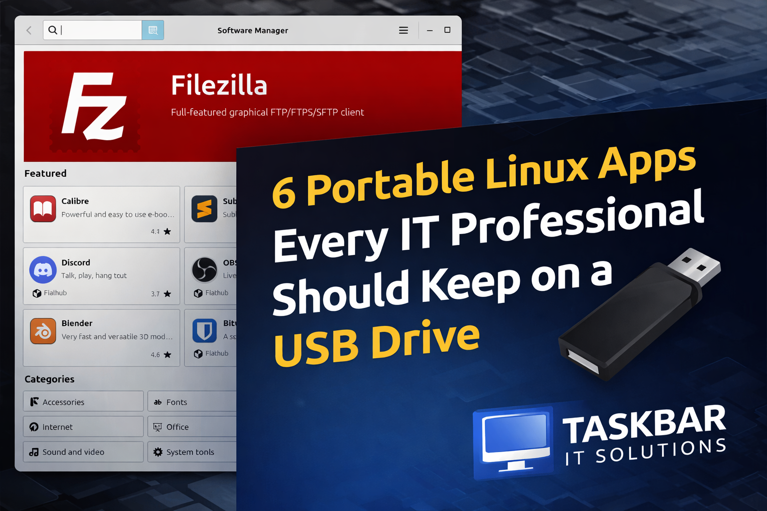 6 Portable Linux Apps Every IT Professional Should Keep on a USB Drive